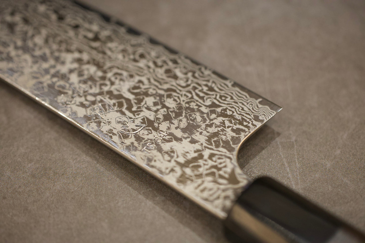 初心弥氏良寬銀河ニッケルダマスカスATS34三徳180mm/初心弥氏良宽银河系列镍大马ATS34三德180mm/ECHIZEN UCHIHAMONO Japanese Santoku knife Yoshihiro Yauji ATS-34