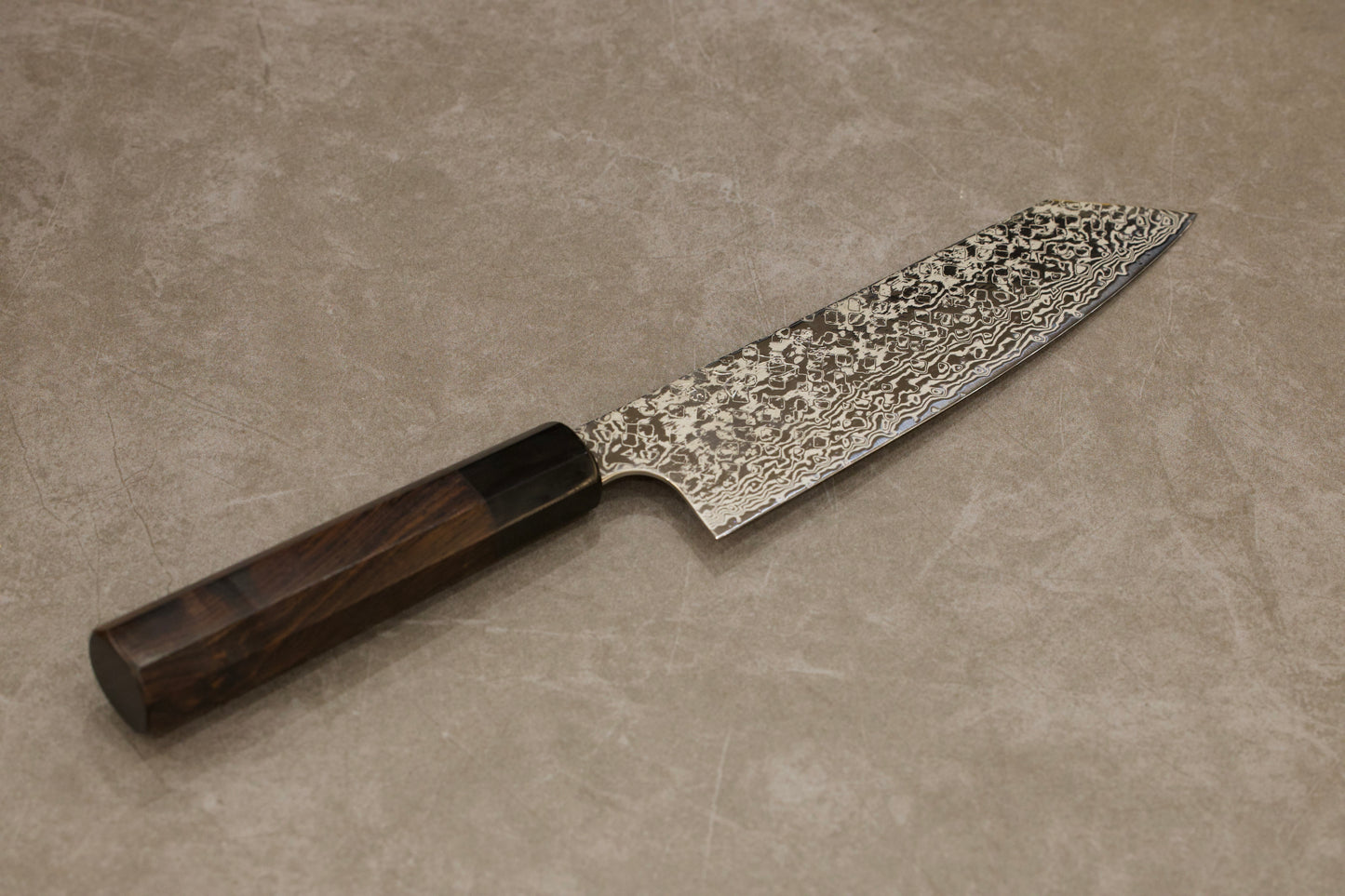 初心弥氏良寬銀河ニッケルダマスカスATS34文化170mm/初心弥氏良宽银河系列镍大马ATS34文化170mm/ECHIZEN UCHIHAMONO Japanese BUNKA knife Yoshihiro Yauji ATS-34