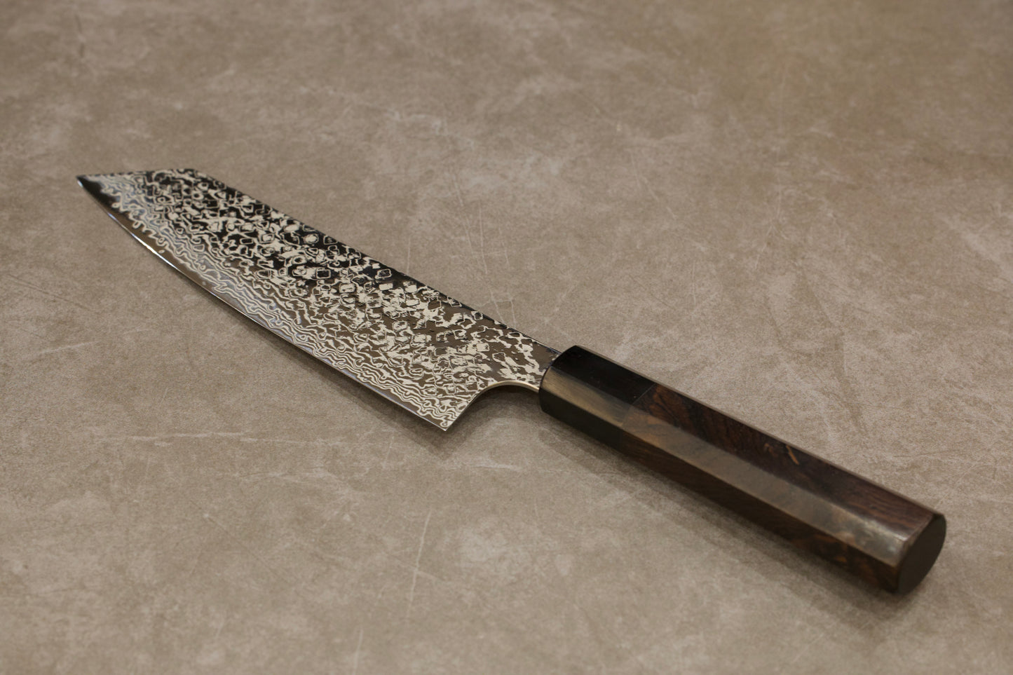 初心弥氏良寬銀河ニッケルダマスカスATS34文化170mm/初心弥氏良宽银河系列镍大马ATS34文化170mm/ECHIZEN UCHIHAMONO Japanese BUNKA knife Yoshihiro Yauji ATS-34