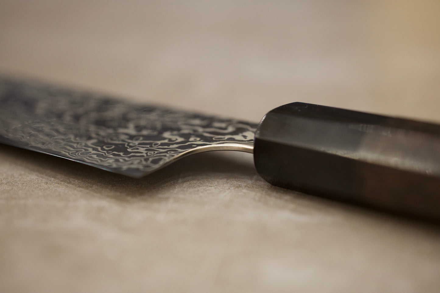初心弥氏良寬銀河ニッケルダマスカスATS34文化170mm/初心弥氏良宽银河系列镍大马ATS34文化170mm/ECHIZEN UCHIHAMONO Japanese BUNKA knife Yoshihiro Yauji ATS-34