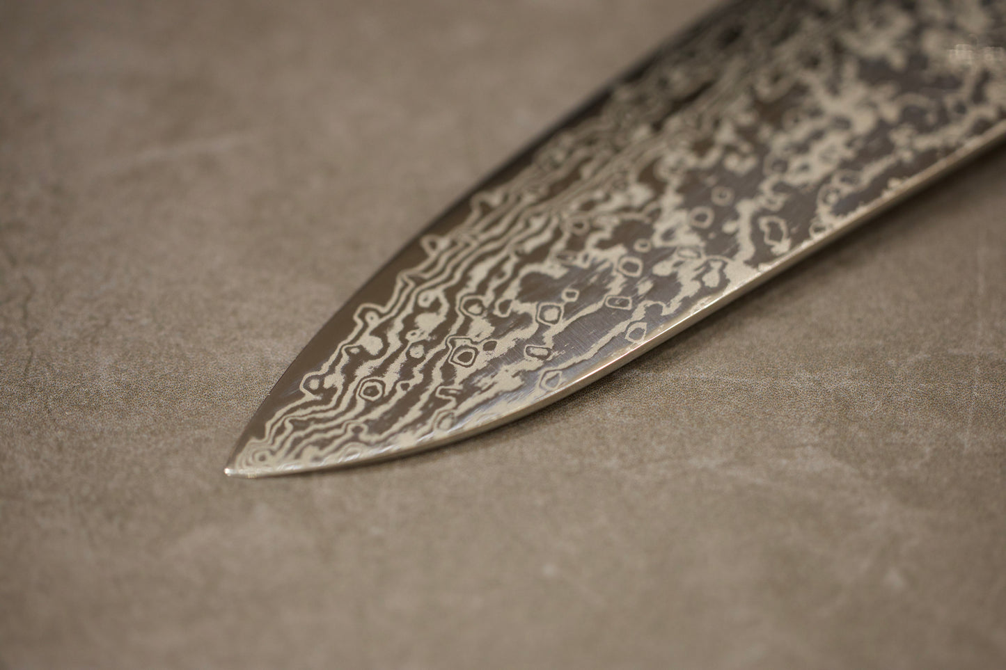 初心弥氏良寬銀河ニッケルダマスカスATS34三徳180mm/初心弥氏良宽银河系列镍大马ATS34三德180mm/ECHIZEN UCHIHAMONO Japanese Santoku knife Yoshihiro Yauji ATS-34