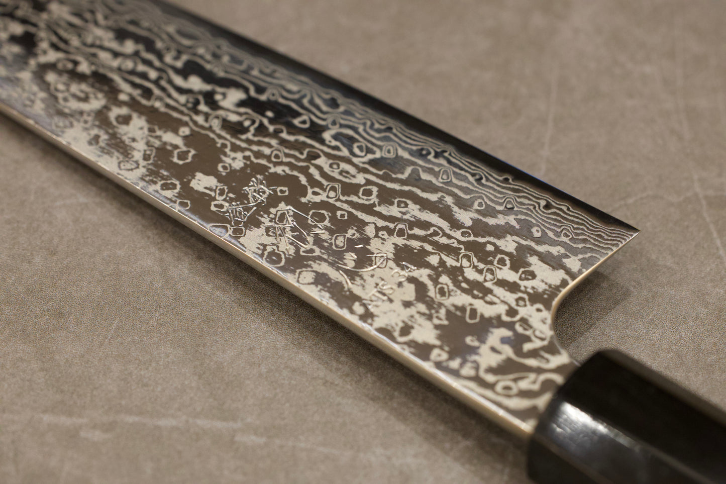 初心弥氏良寬銀河ニッケルダマスカスATS34牛刀210mm/初心弥氏良宽银河系列镍大马ATS34牛刀210mm/ECHIZEN UCHIHAMONO Japanese chef knife Gyuto Yoshihiro Yauji ATS-34