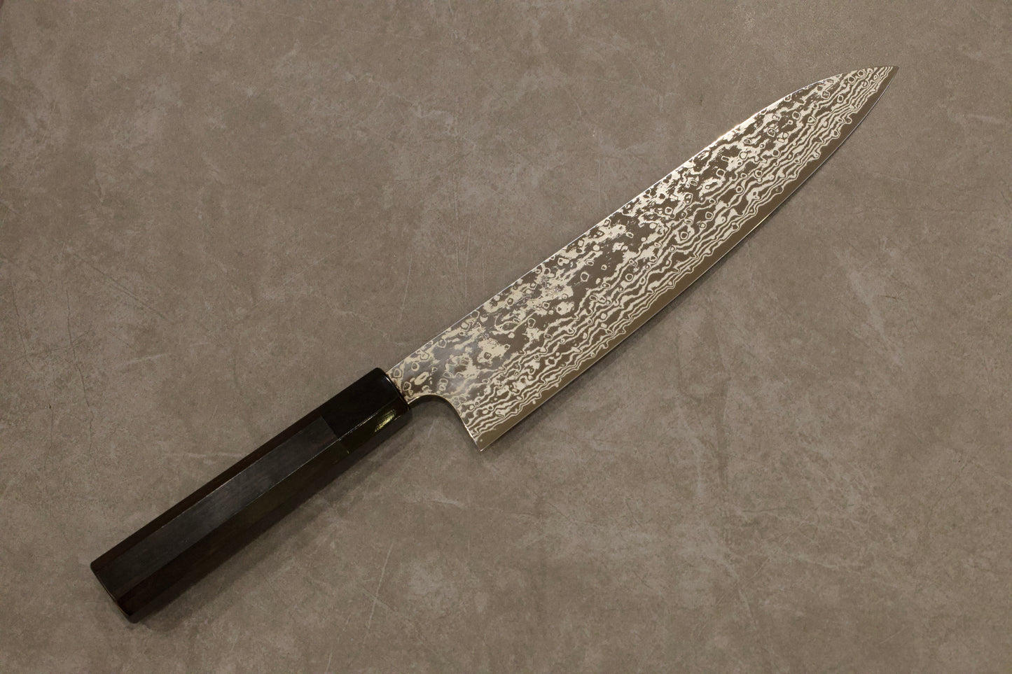 初心弥氏良寬銀河ニッケルダマスカスATS34牛刀240mm/初心弥氏良宽银河系列镍大马ATS34牛刀240mm/EchizenuchiHamono Japanese chef knife Gyuto Yoshihiro Yauji ATS-34