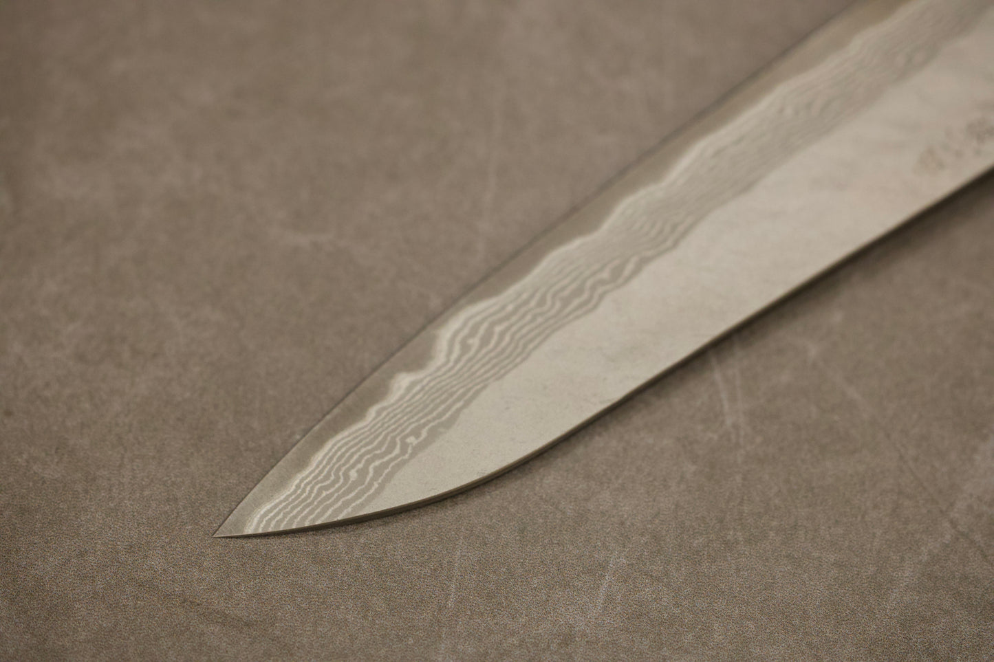 二唐刃物家庭用33层大马士革花纹槌目VG10小刀150mm/家庭用33層ダマスカス槌目VG10ペティナイフ150mm/Nigara Hamono Japanese Petty-Utility knife 33layer Damascus VG10