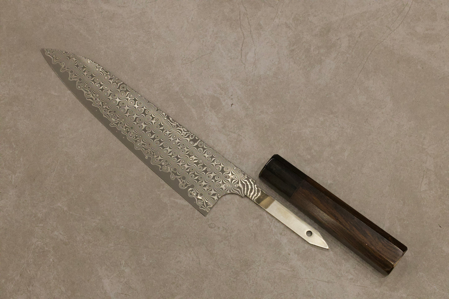 二唐刃物鍛造所SG2暗紋牛刀210mm/二唐刃物SG2暗纹牛刀210mm/Nigara Hamono Japanese Gyuto chef knife SG2 Damascus 210mm