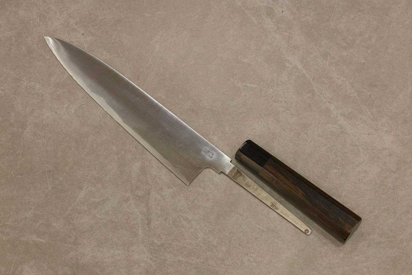 佑成積層ZDP189粉末鋼牛刀240mm/佑成积层ZDP189粉末钢牛刀240mm/SUKENARI Japanese chef knife Gyuto ZDP-189 24cm/ 9.45inch
