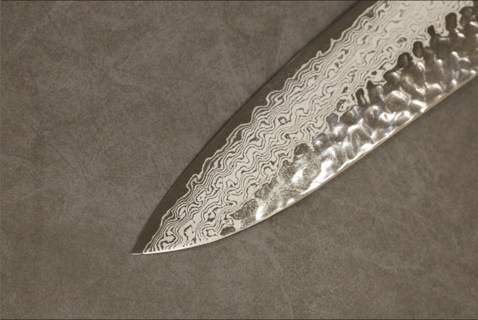 初心VG10ダマスカス槌目牛刀240mm/初心VG10大马士革花纹槌目牛刀240mm/HATSUKOKOROHAMONO Japanese Gyuto knife VG10 Damascus 240mm