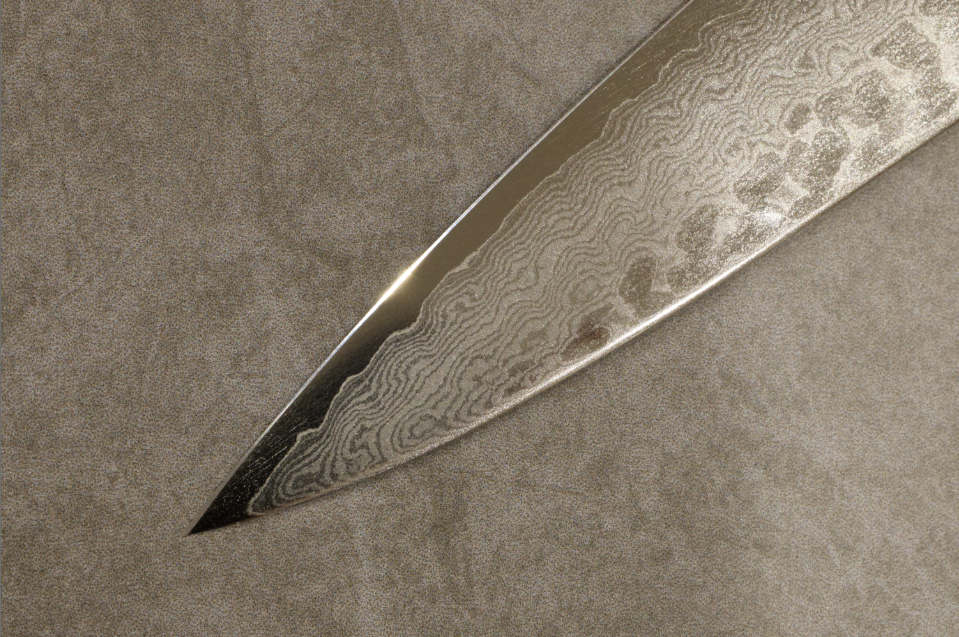 初心VG10ダマスカス槌目筋引270mm/初心VG10大马士革花纹槌目筋引270mm/HATSUKOKOROHAMONO Japanese sujihiki knife VG10 Damascus 270mm