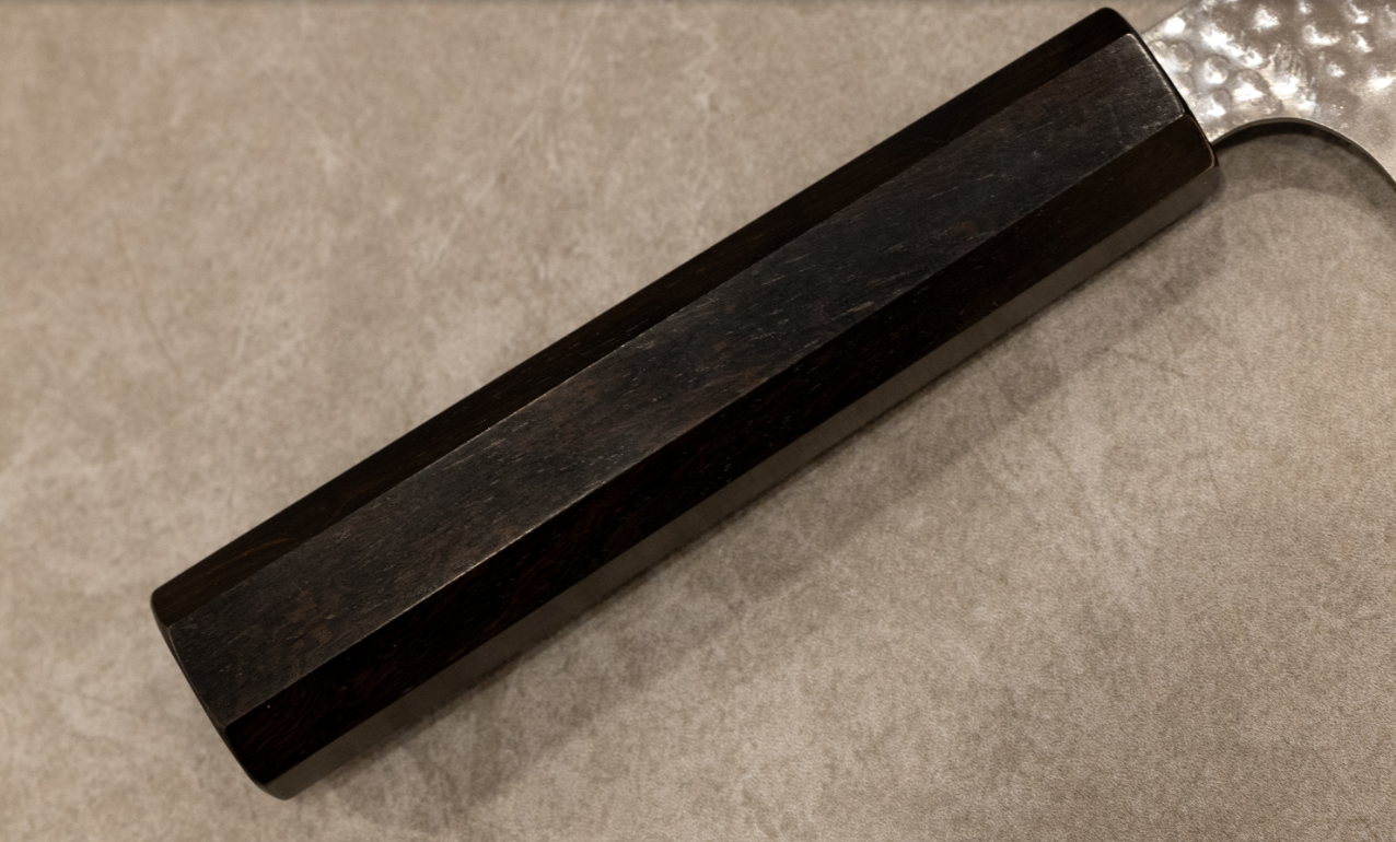 初心VG10三層鋼槌目菜切り170mm/初心VG10三层槌目菜切170mm/HATSUKOKOROHAMONO Japanese Nakiri knife VG10 3-Layer Hammered 170mm