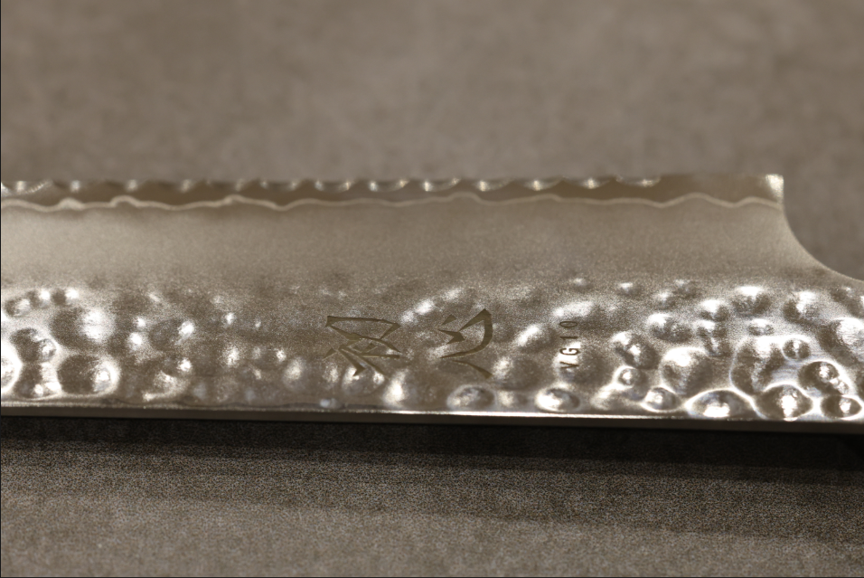 初心VG10三層鋼槌目パン切り210mm/初心VG10三层槌目面包刀210mm/HATSUKOKOROHAMONO Japanese bread knife VG10 3-Layer Hammered 210mm
