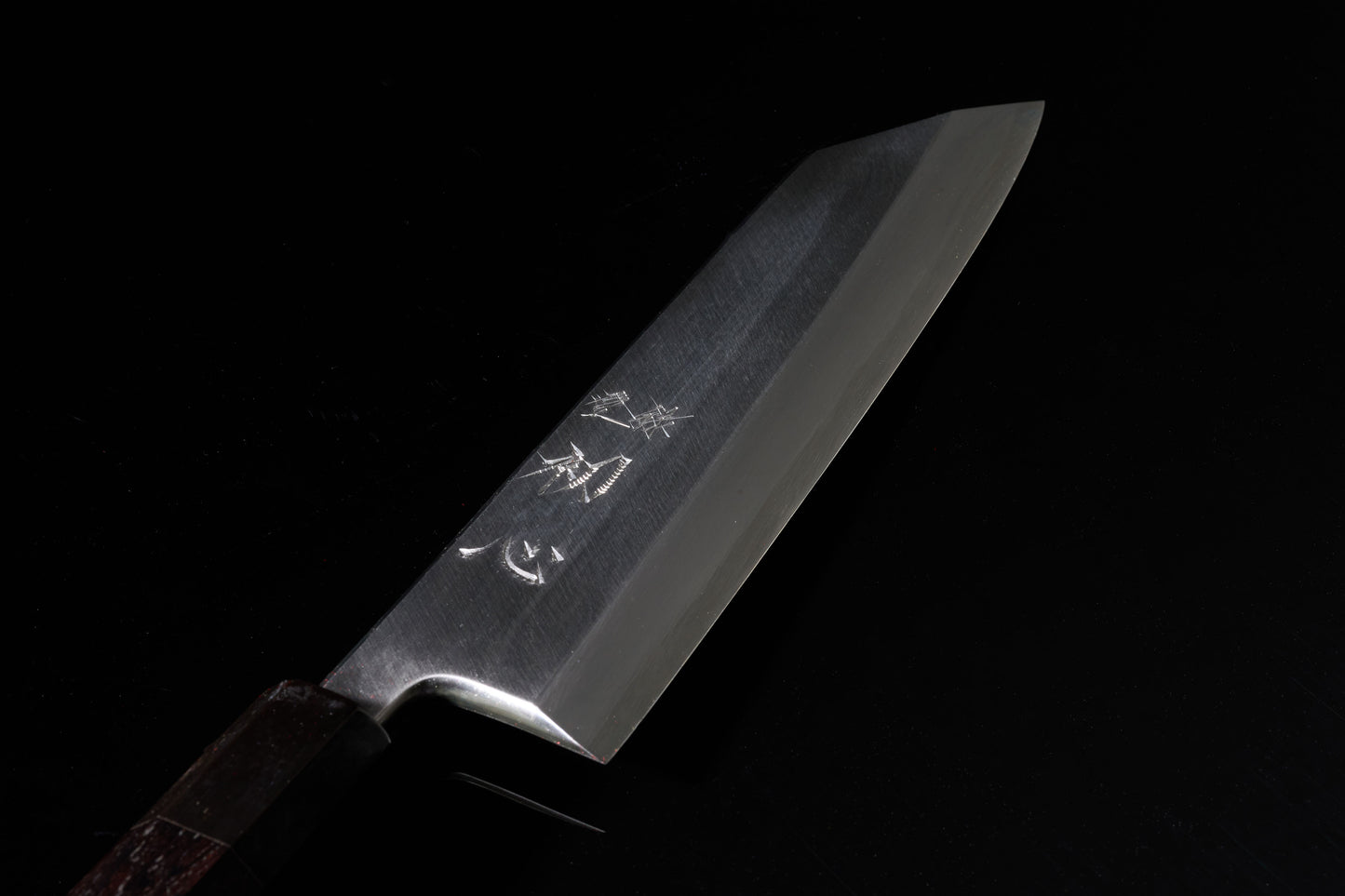 日本鱼头刀 切付出刃 初心刃物 锻打 银三钢18cm