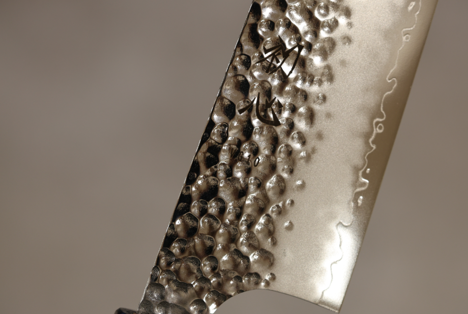 初心VG10三層鋼槌目牛刀210mm/初心VG10三层槌目牛刀210mm/HATSUKOKOROHAMONO Japanese Gyuto knife VG10 3-Layer Hammered 210mm