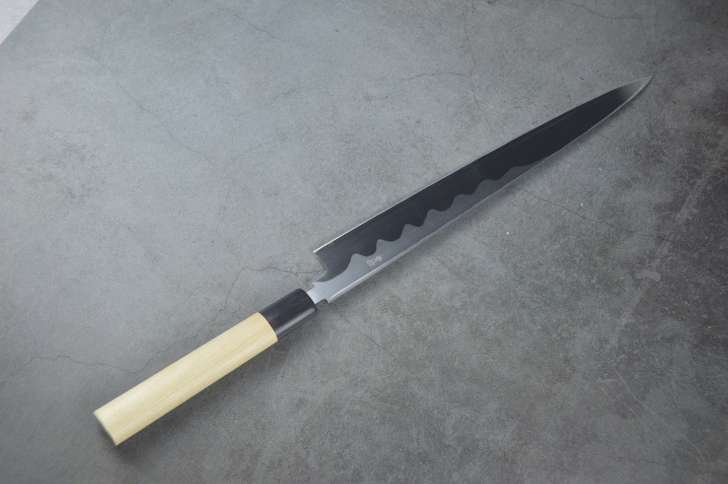 正本总本店日本刺身刀正夫柳刃青二钢30cm/正本KA0430本霞玉青鋼誂正夫柳刃300mm