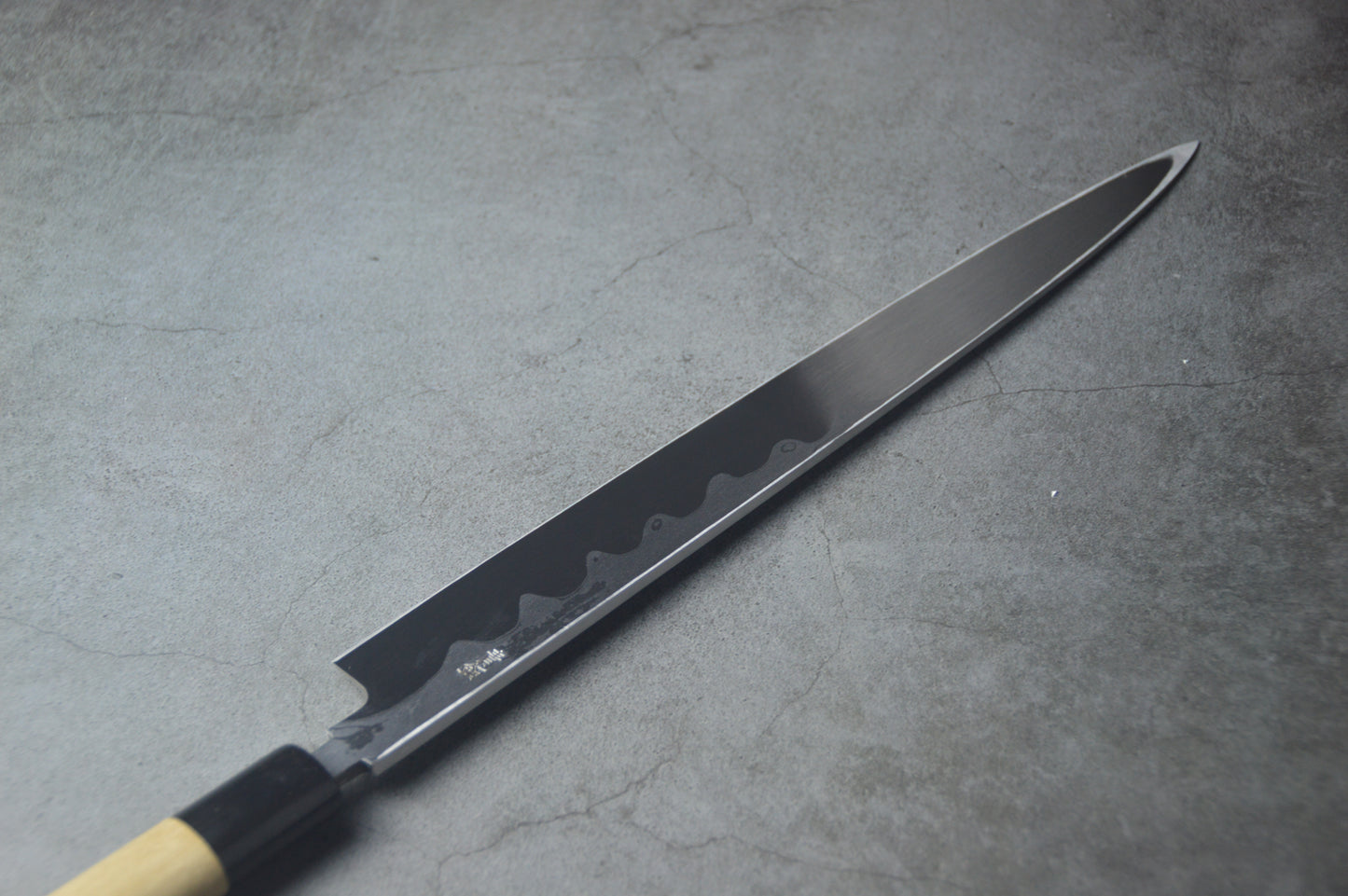 正本总本店日本刺身刀正夫柳刃青纸钢30cm/正本KH0430本霞玉青鋼誂八層打正夫柳刃300mm