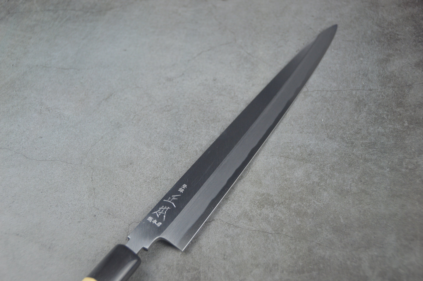 正本总本店日本刺身刀正夫柳刃青二钢30cm/正本KA0430本霞玉青鋼誂正夫柳刃300mm