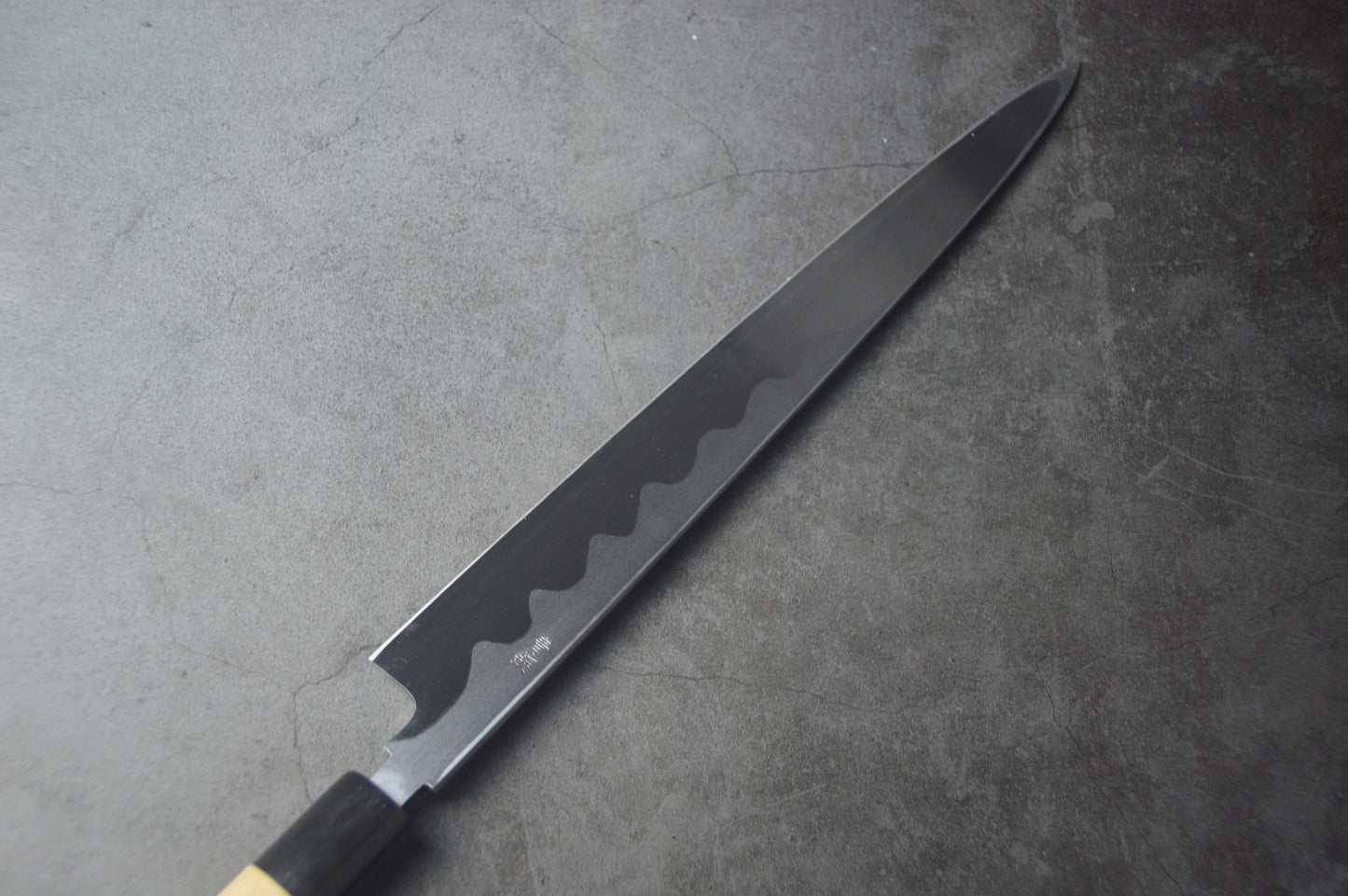 正本总本店日本刺身刀正夫柳刃青二钢30cm/正本KA0430本霞玉青鋼誂正夫柳刃300mm