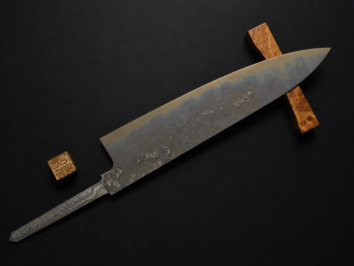 Shoichi Hashimoto Hyakuren Watarase Hundred - Forged Gyuto 240mm 橋本庄市作「百錬」渡瀬 - 「3024940＋8064×」百万層ダマスカス牛刀240mm