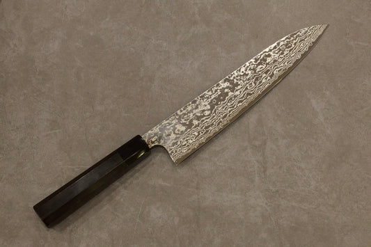 初心弥氏良寬銀河ニッケルダマスカスATS34牛刀240mm/初心弥氏良宽银河系列镍大马ATS34牛刀240mm/EchizenuchiHamono Japanese chef knife Gyuto Yoshihiro Yauji ATS-34