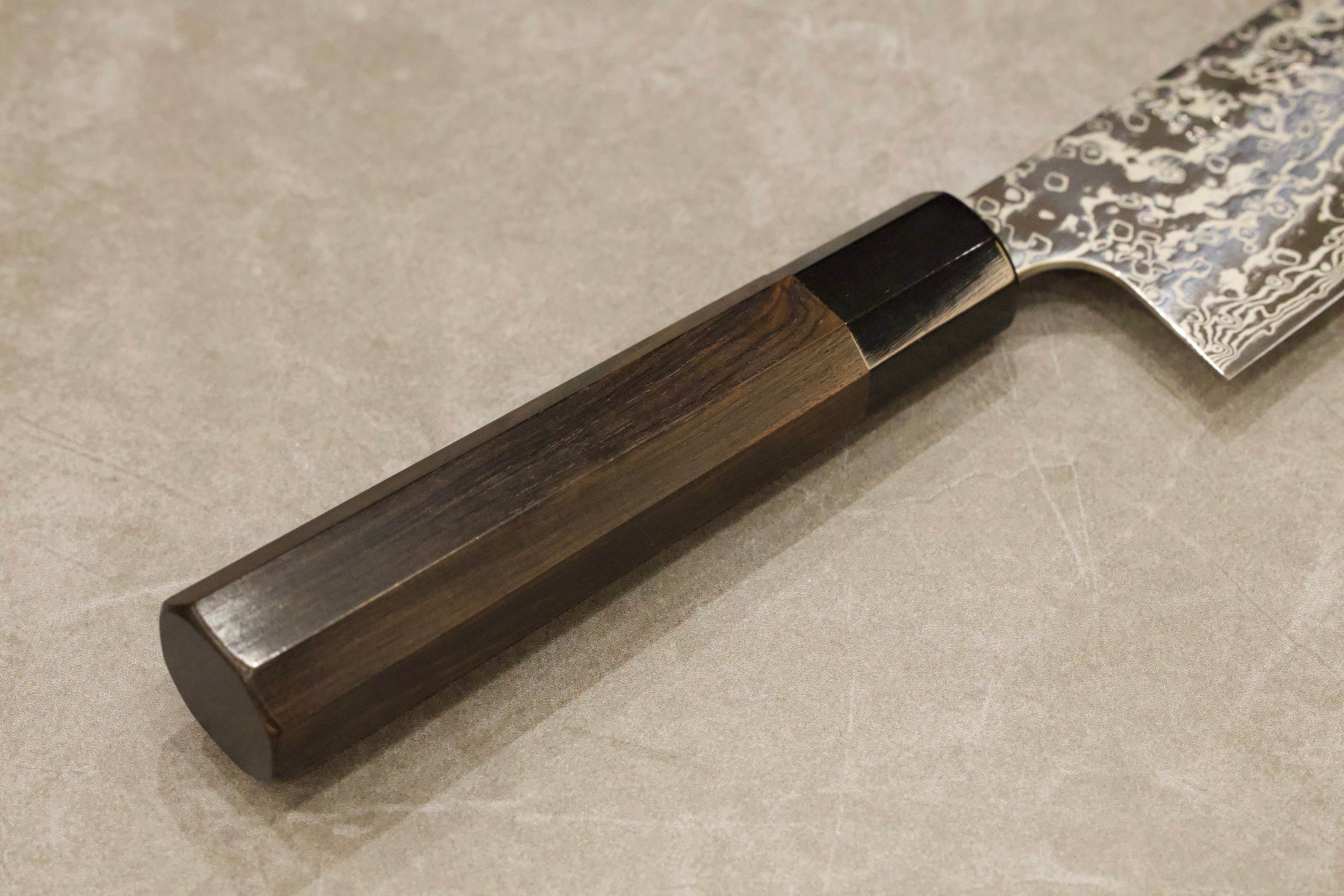 HATSUKOKORO ECHIZEN Yauji Nickel Damascus ATS-34 Gyoto 240mm 初心