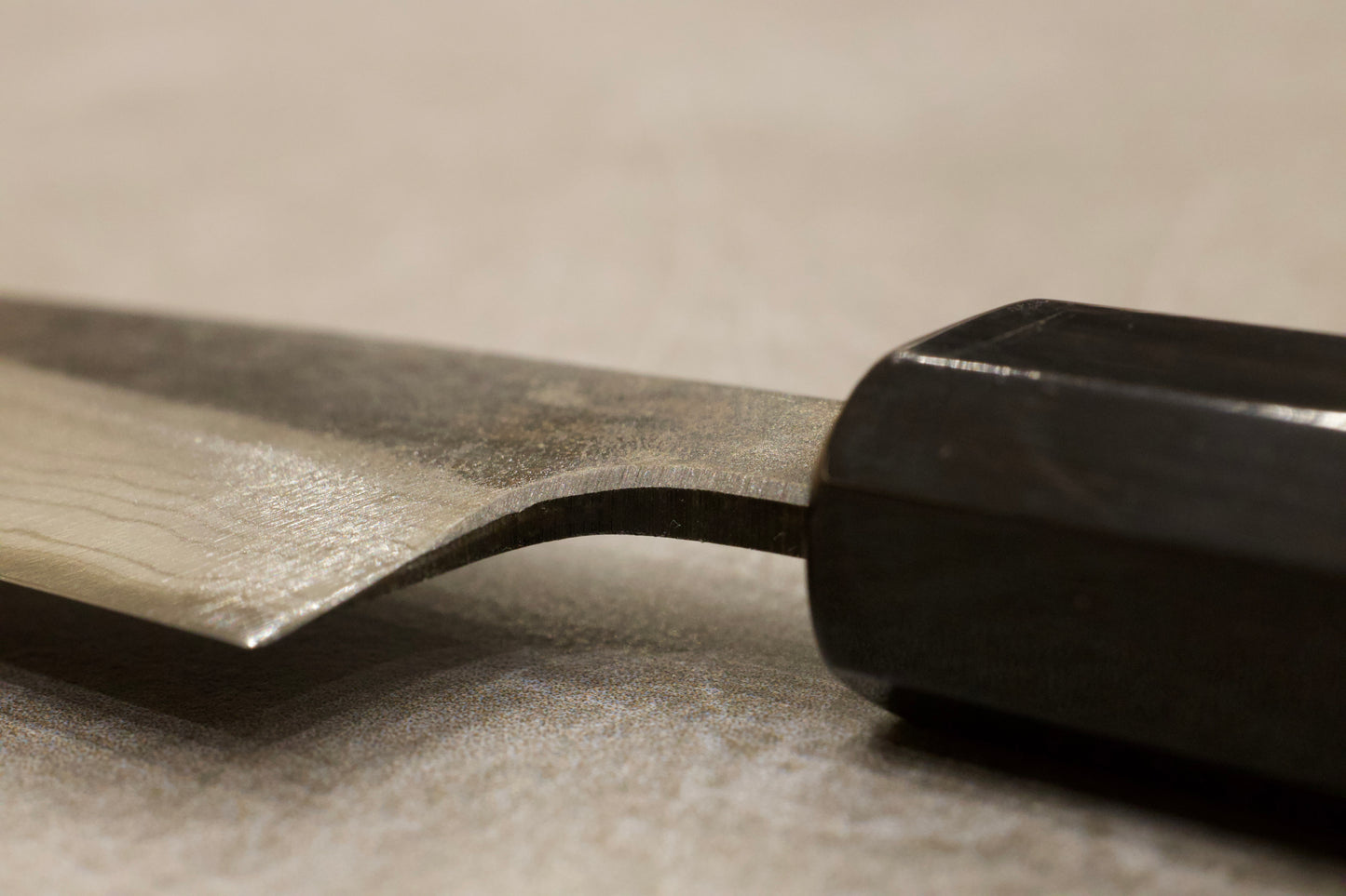 Hatsukokoro Kumokage Aogami #2 Kurouchi Damascus Petty 80mm 初心雲影青二鋼黒打ダマスカスペティナイフ80mm