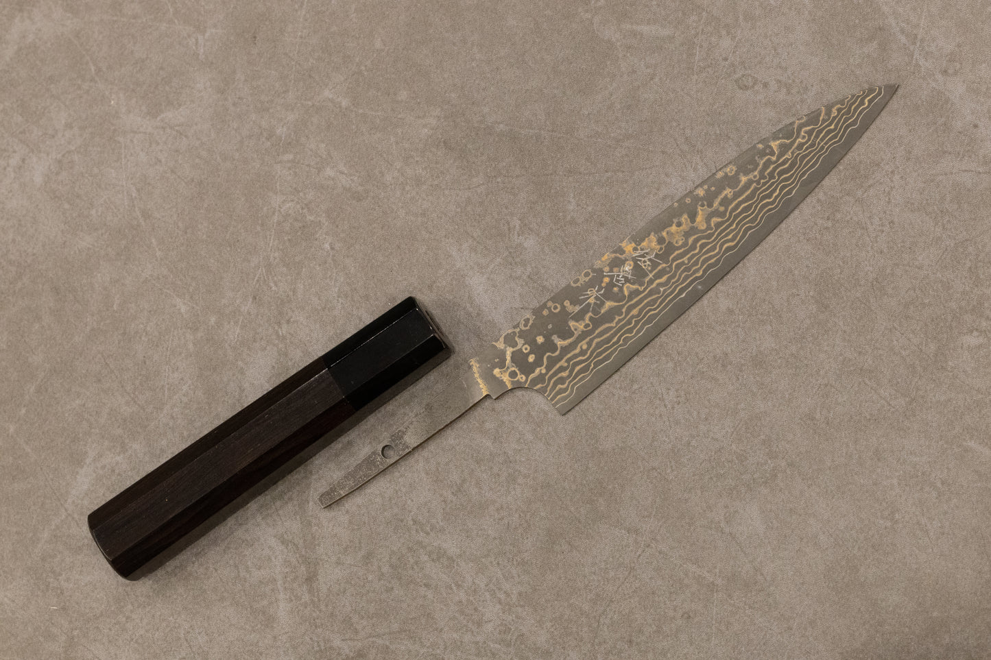Takeshi Saji VG10 Colored Damascus Petty 150mm 佐治武士VG10有色ダマスカスペティナイフ150mm