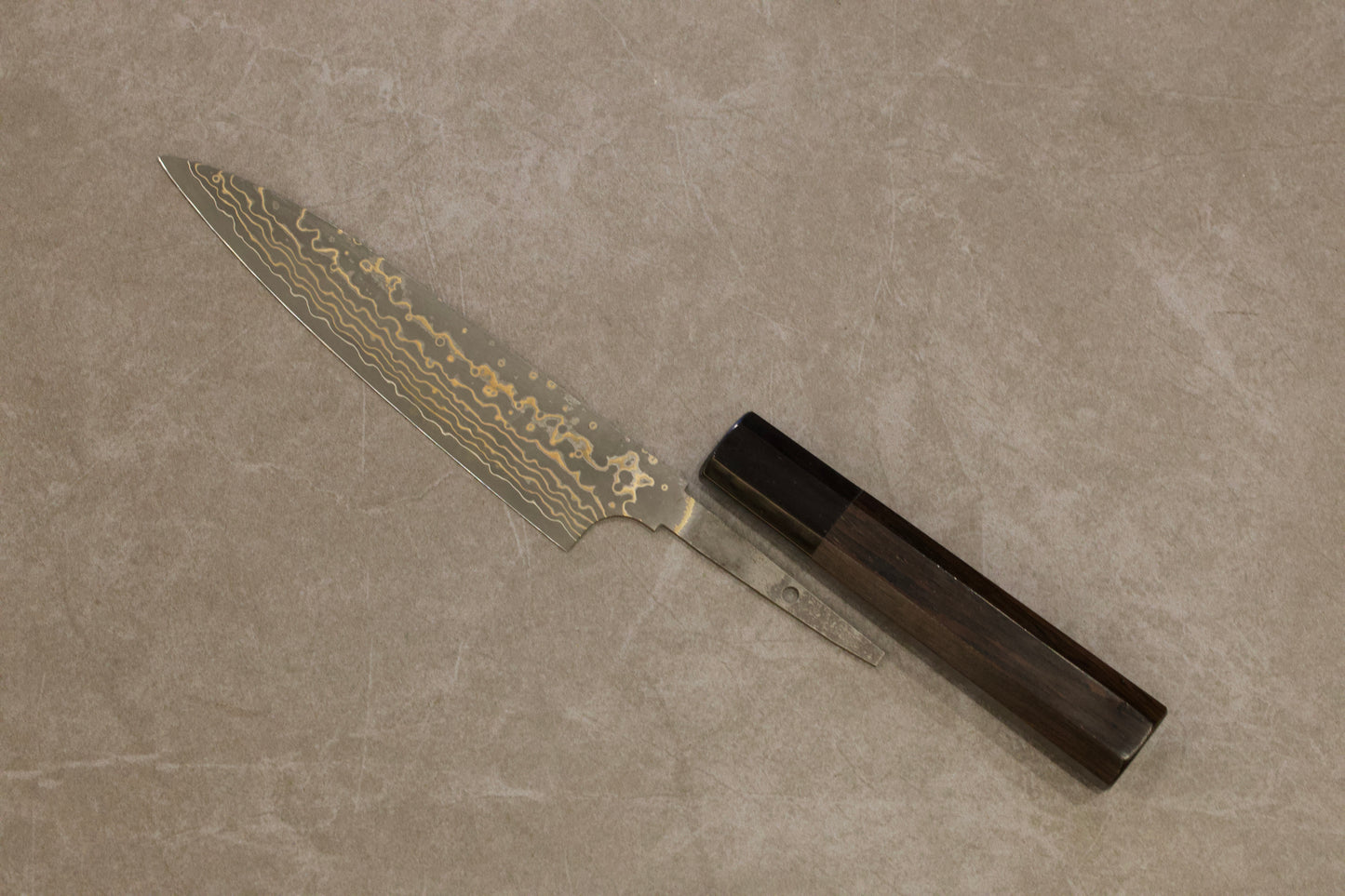 Takeshi Saji VG10 Colored Damascus Petty 150mm 佐治武士VG10有色ダマスカスペティナイフ150mm