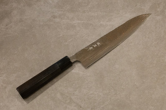 Takeshi Saji VG10 Colored Damascus Migaki Gyuto 240mm 佐治武士VG10W有色ダマスカス磨き牛刀240mm