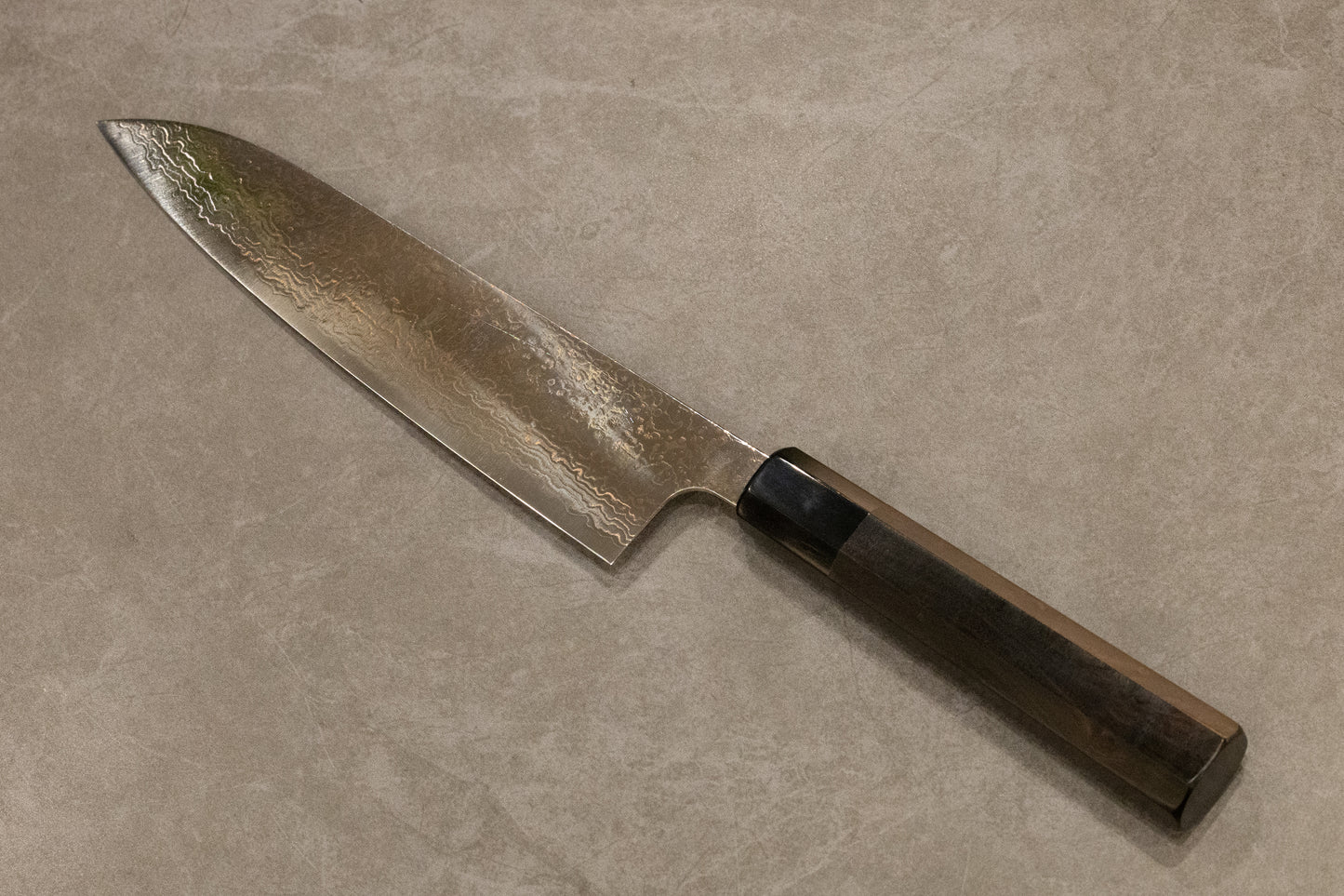 Takeshi Saji VG10 Colored Damascus Migaki Gyuto 240mm 佐治武士VG10W有色ダマスカス磨き牛刀240mm
