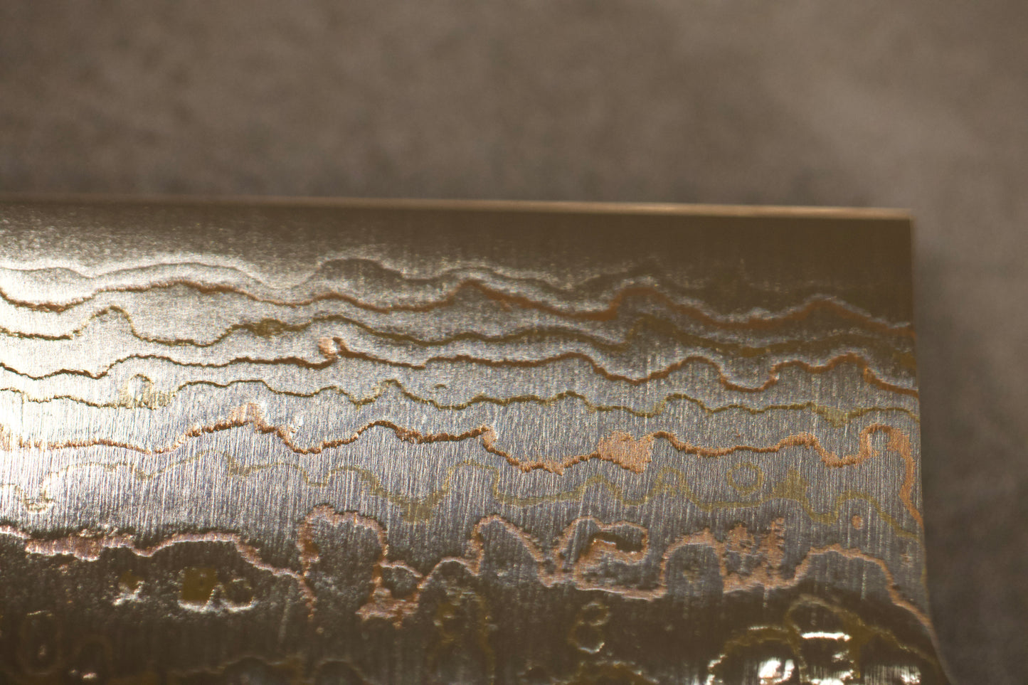 Takeshi Saji VG10 Colored Damascus Migaki Gyuto 240mm 佐治武士VG10W有色ダマスカス磨き牛刀240mm