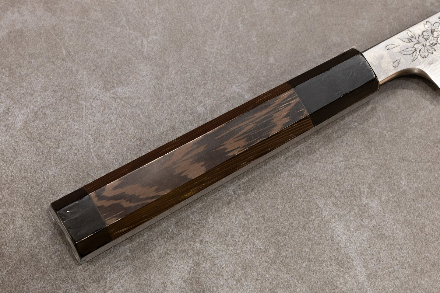 MICHIKO KUBOTA Hanahubuki Damascus Kiritsuke Yanagiba 300mm 堺孝行窪田美知子華吹雪墨流し銀三鋼切付柳刃300mm