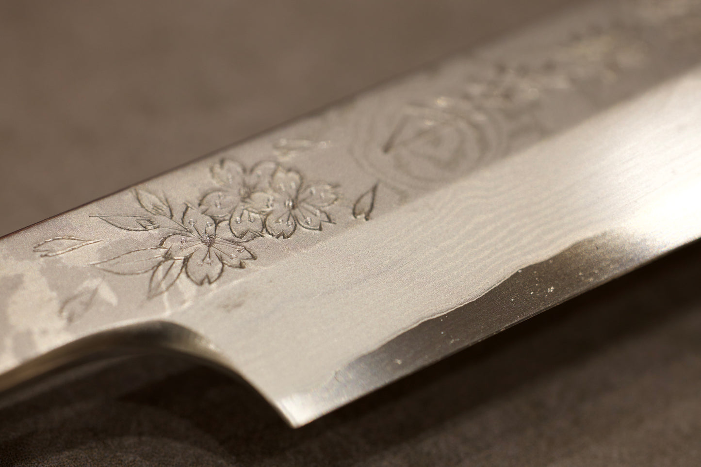 MICHIKO KUBOTA Hanahubuki Damascus Kiritsuke Yanagiba 300mm 堺孝行窪田美知子華吹雪墨流し銀三鋼切付柳刃300mm