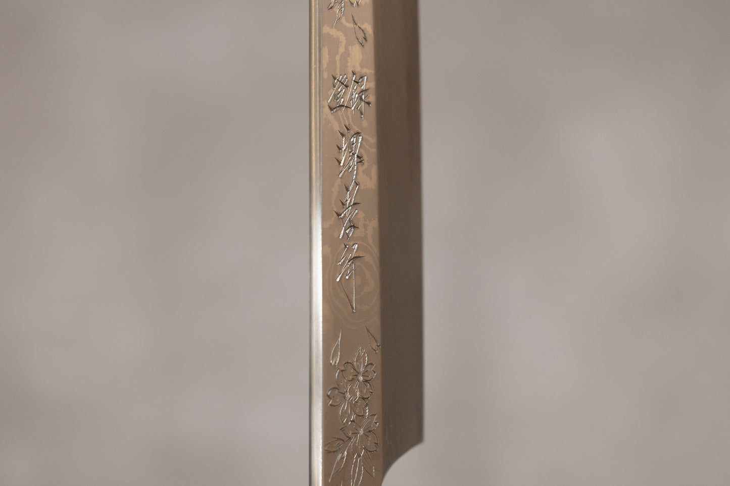 MICHIKO KUBOTA Hanahubuki Damascus Kiritsuke Yanagiba 300mm 堺孝行窪田美知子華吹雪墨流し銀三鋼切付柳刃300mm