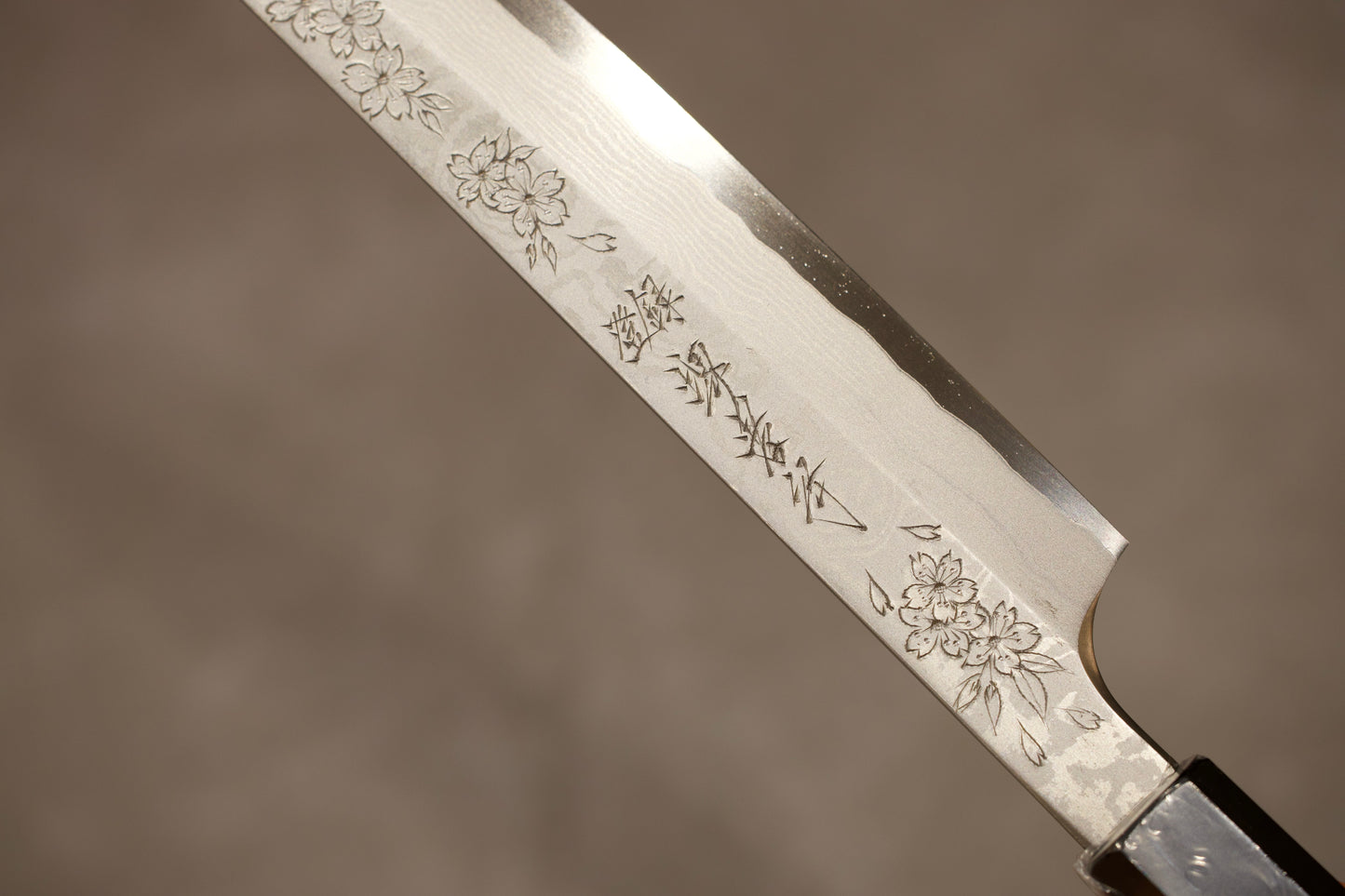 MICHIKO KUBOTA Hanahubuki Damascus Kiritsuke Yanagiba 300mm 堺孝行窪田美知子華吹雪墨流し銀三鋼切付柳刃300mm