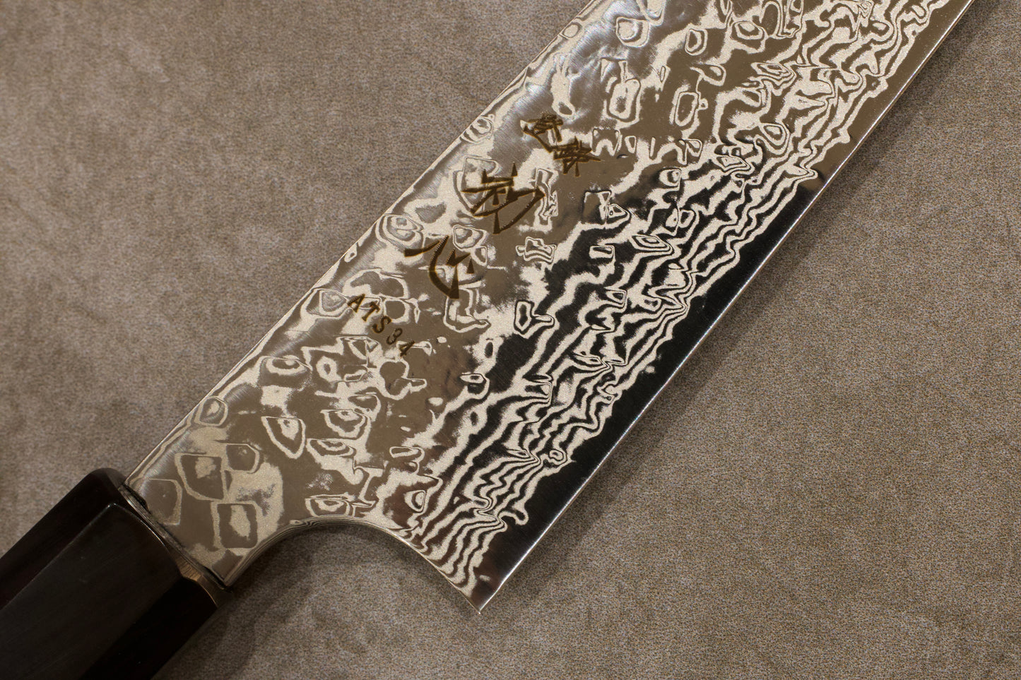 HATSUKOKORO ECHIZEN Yauji Nickel Damascus ATS-34 Petty 150mm 初心弥氏良寬銀河ニッケルダマスカスATS34ペティナイフ150mm