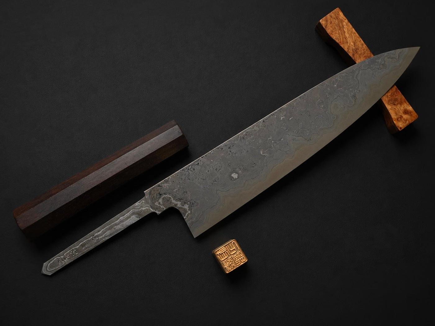 Shoichi Hashimoto Hyakuren Watarase Hundred - Forged Gyuto 240mm 橋本庄市作「百錬」渡瀬 - 「3024940＋8064×」百万層ダマスカス牛刀240mm