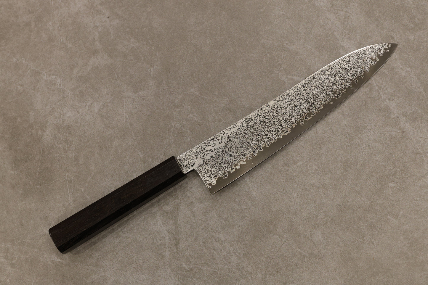 Hatsukokoro Suminagashi VG10 Damascus Gyuto 210mm 初心VG10墨流ステンレスダマスカス牛刀210mm