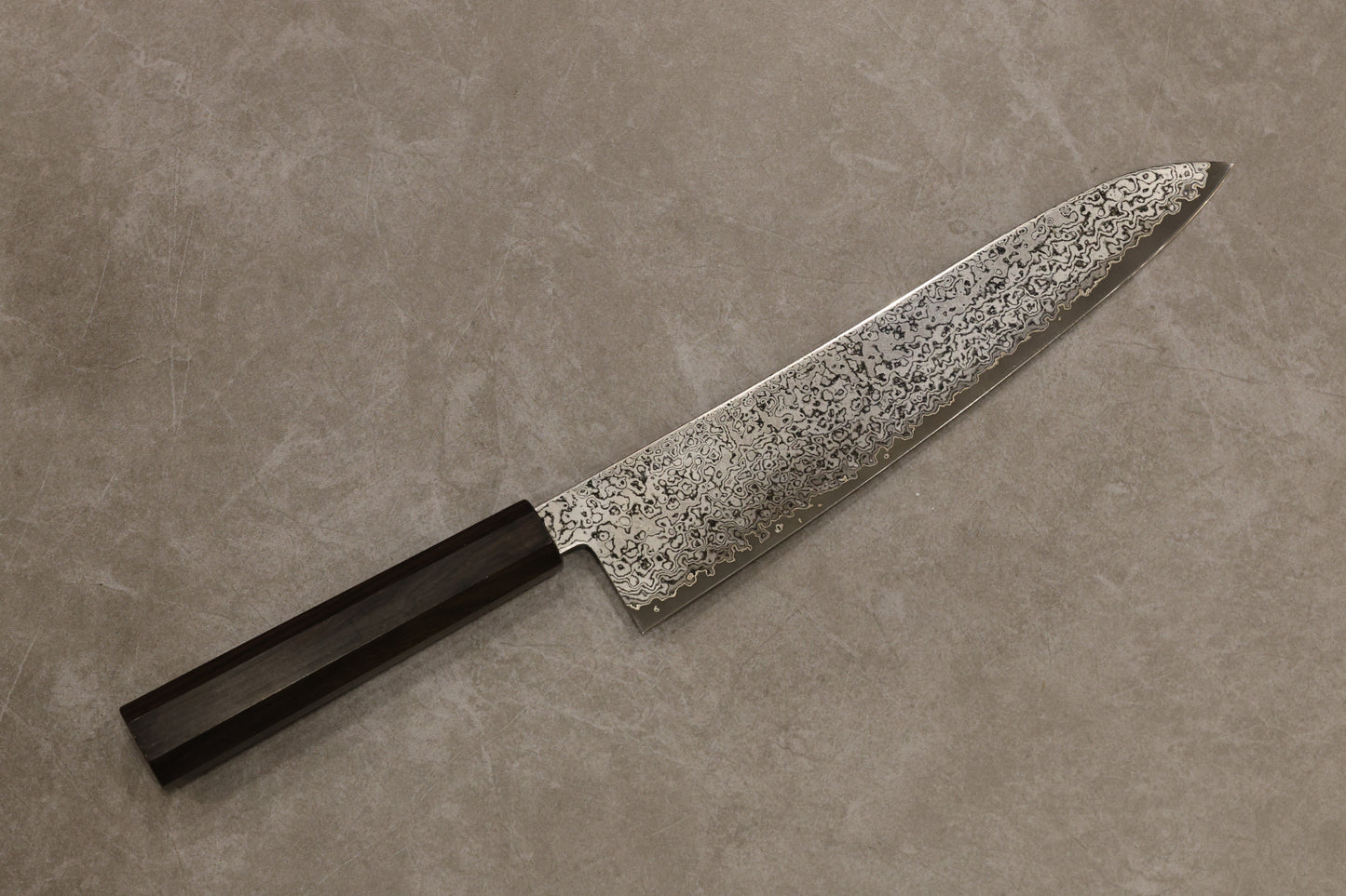 Hatsukokoro Suminagashi VG10 Damascus Gyuto 240mm 初心VG10墨流ステンレスダマスカス牛刀240mm