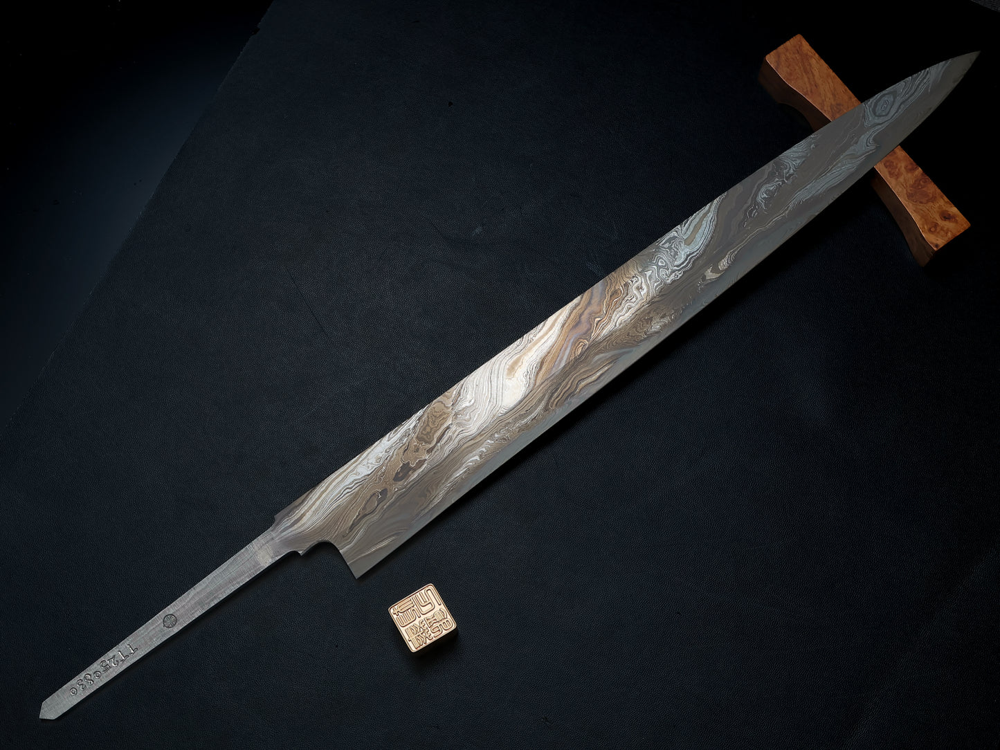 Shoichi Hashimoto Yuzan Yanagiba 350mm 橋本庄市作幽山ゆうざん正夫柳刃350mm
