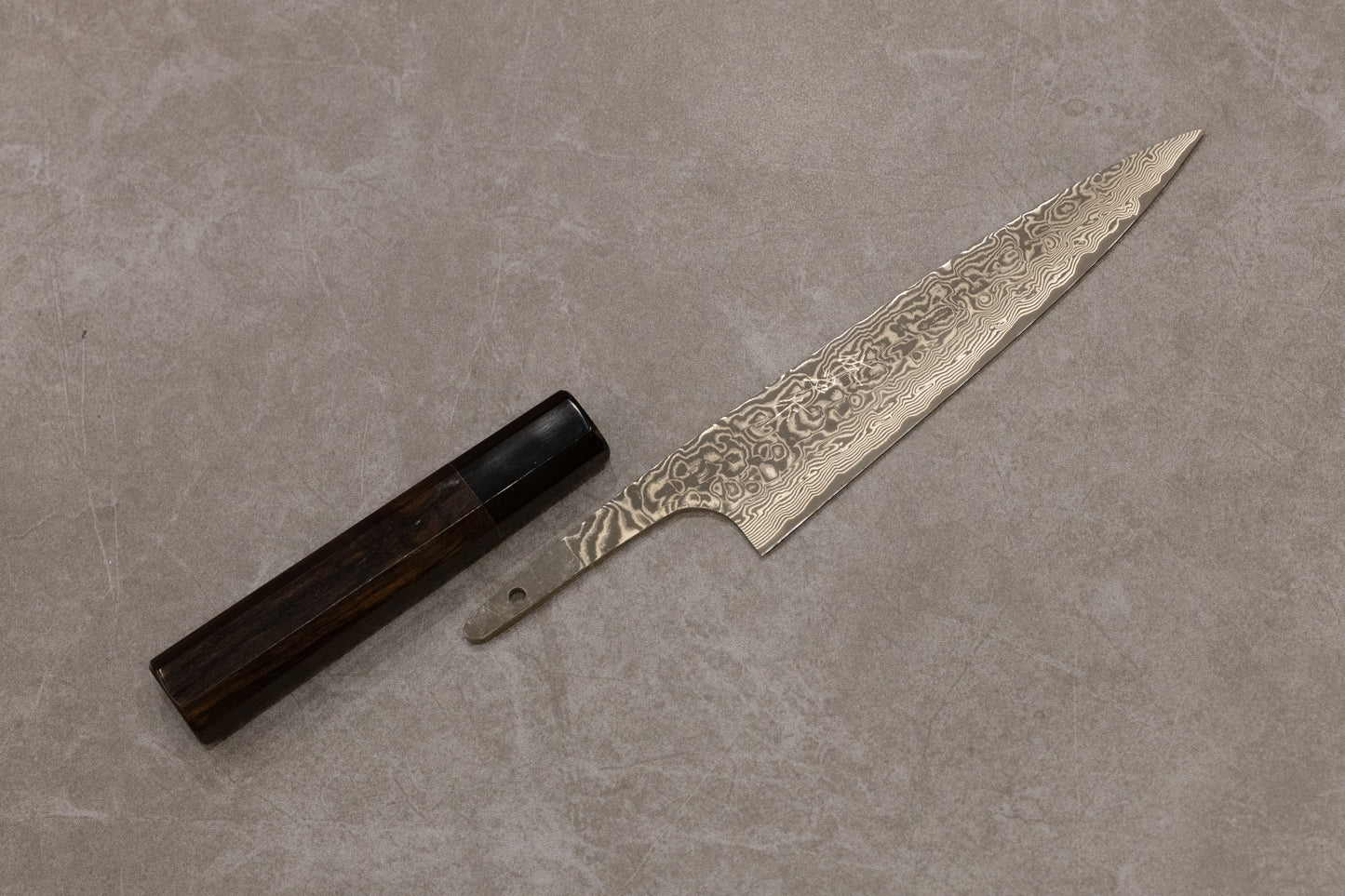 Takeshi Saji R2 Damascus Black Finish Petty 150mm 佐治武士R2ダマスカス黒仕上げペティナイフ150mm
