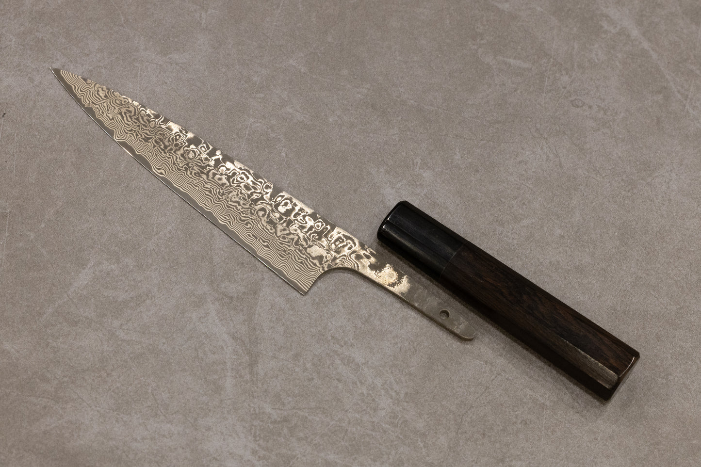 Takeshi Saji R2 Damascus Black Finish Petty 150mm 佐治武士R2ダマスカス黒仕上げペティナイフ150mm