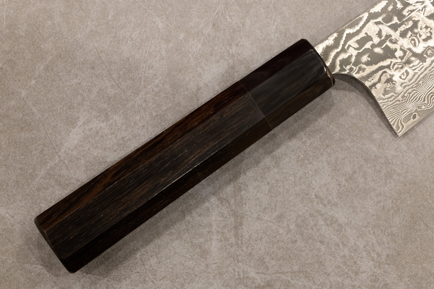 Takeshi Saji R2 Damascus Black Finish Santoku 170mm 佐治武士R2ダマスカス黒仕上げ三徳170mm