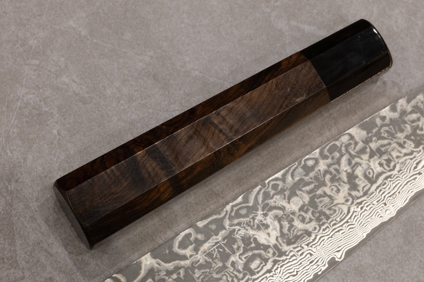 Takeshi Saji R2 Damascus Black Finish Gyuto 210mm 佐治武士R2ダマスカス黒仕上げ牛刀包丁210mm