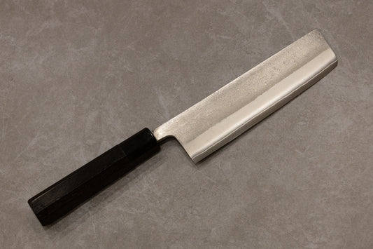 Hatsukokoro Yoshikane Nashiji SKD Nakiri 170mm 初心梨地SKD高速鋼菜切り170mm