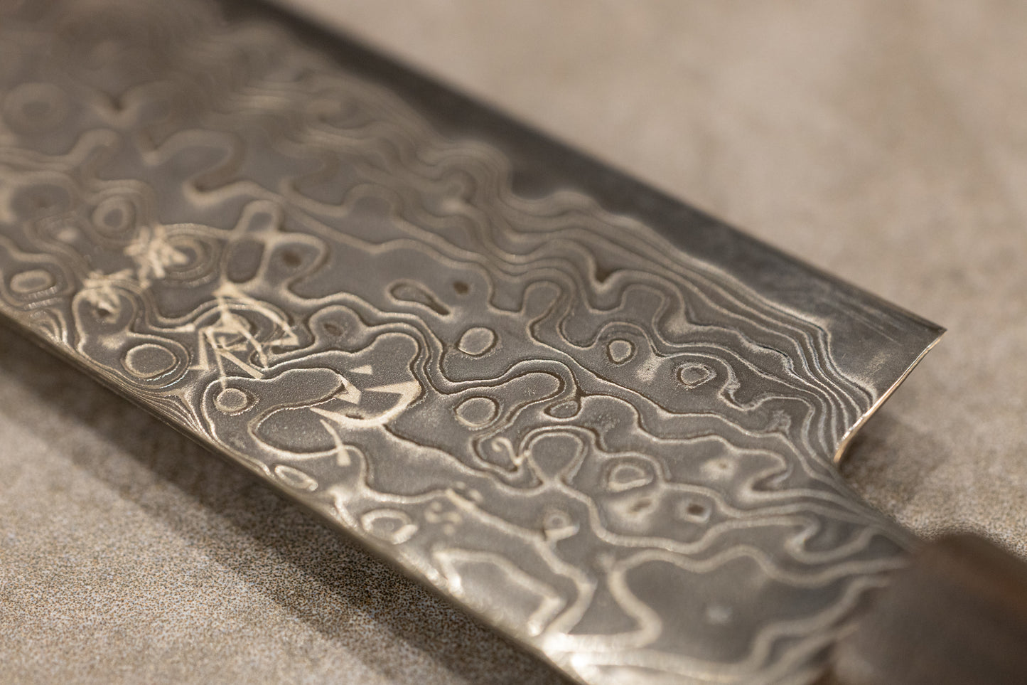 Hatsukokoro Ryuhyo Black Damascus SG2 Petty 150mm 初心流氷黒染めSG2ダマスカスペティナイフ150mm
