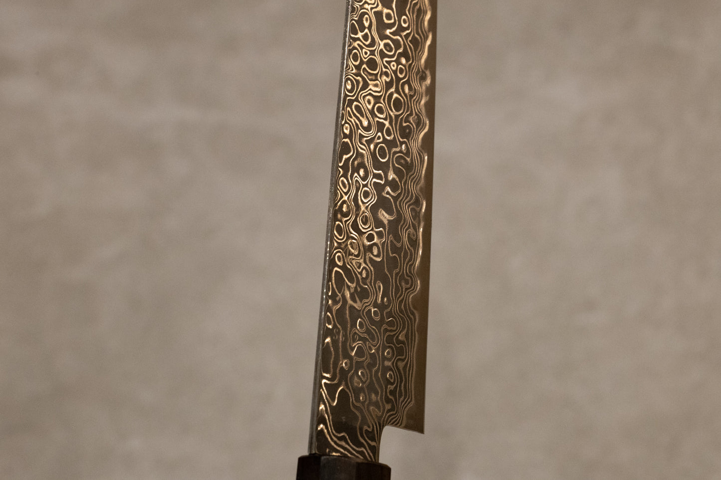 Hatsukokoro Ryuhyo Black Damascus SG2 Petty 150mm 初心流氷黒染めSG2ダマスカスペティナイフ150mm