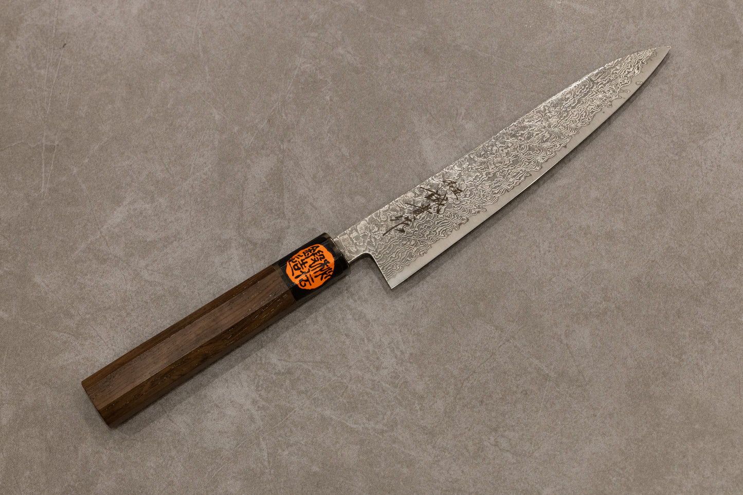 Shigeki Tanaka Harukaze SG2 Damascus Petty 150mm 田中誠貴春風SG2ダマスカスペティナイフ150mm