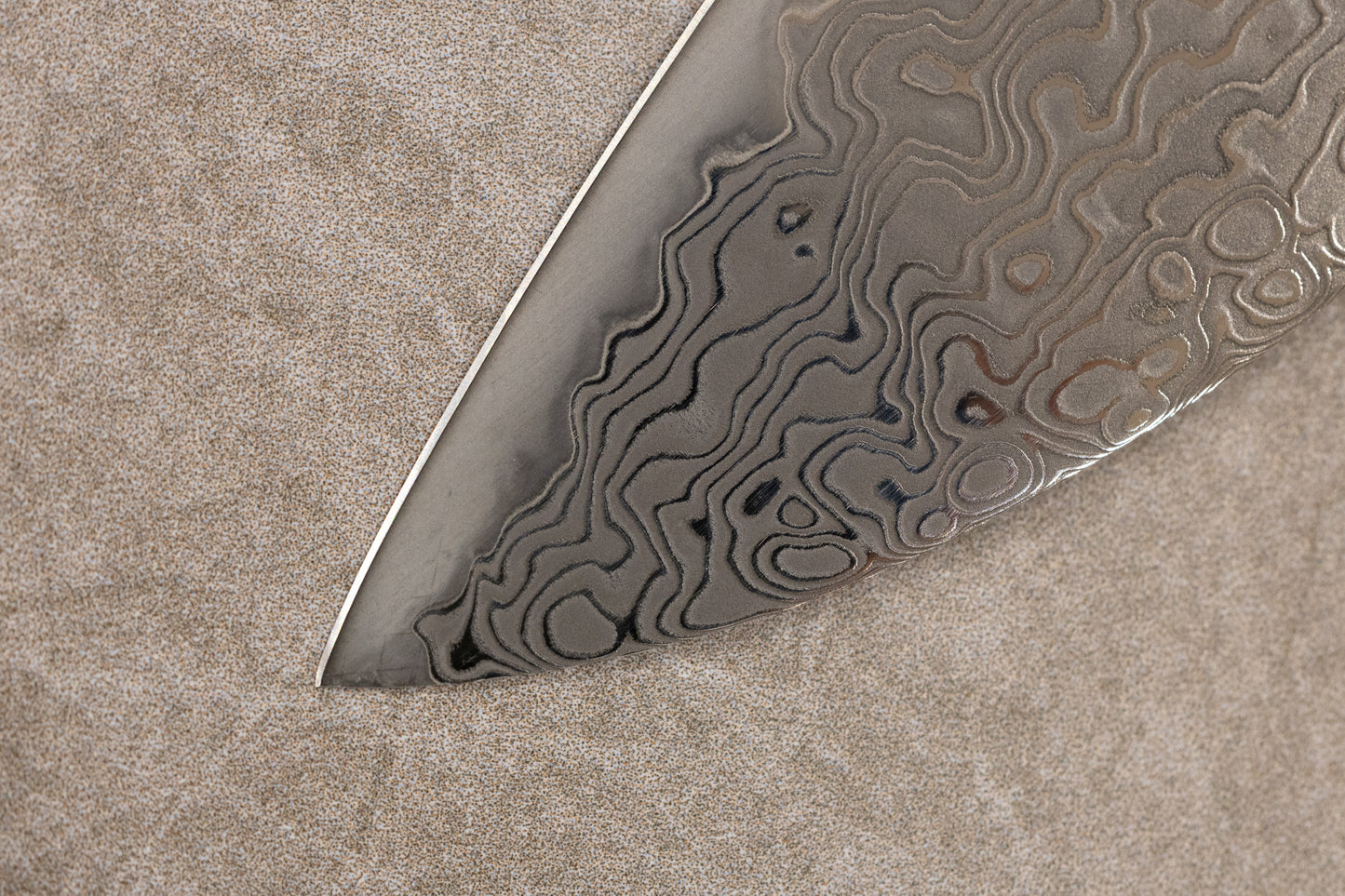 Hatsukokoro Ryuhyo Black Damascus SG2 Gyuto 240mm 初心流氷黒染めSG2ダマスカス牛刀240mm