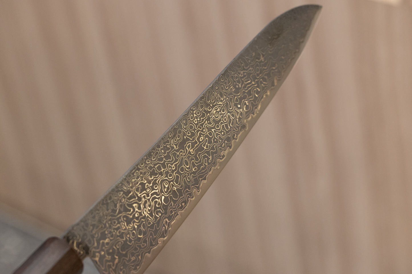 Hatsukokoro Ryuhyo Black Damascus SG2 Gyuto 240mm 初心流氷黒染めSG2ダマスカス牛刀240mm