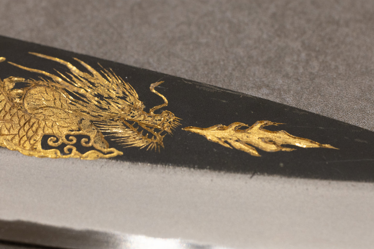 MICHIKO KUBOTA Ajyari Series Unryu Kurouchi Gyuto 240mm 堺孝行窪田美知子阿聞梨シリーズ「雲龍」黒打牛刀240mm