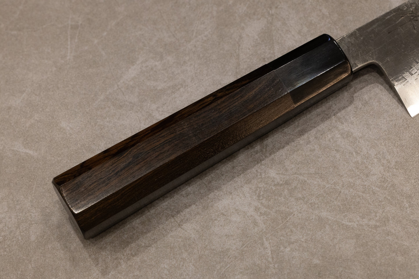 Shigeki Tanaka Aogami #2 Stainless Clad Kurouchi Kiritsuke Gyuto 210mm 田中誠貴青二鋼ステンレスクラッド黒打切付牛刀210mm